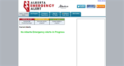 Desktop Screenshot of emergencyalert.alberta.ca