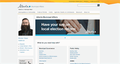 Desktop Screenshot of municipalaffairs.alberta.ca